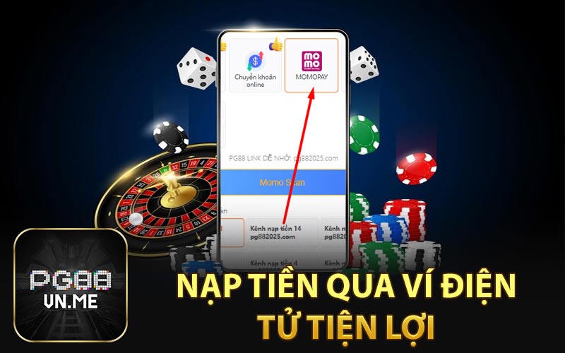 Nạp tiền qua ví điện tử tiện lợi